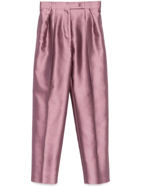 Max Mara metallic-effect tailored trousers - Purple - zdjęcie produktu nr 1