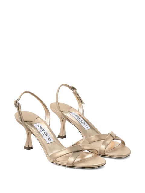 Jimmy Choo 70mm Elsy sling-back sandals - Gold - zdjęcie produktu nr 2