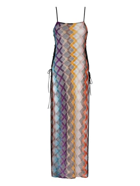 Missoni zigzag-pattern midi dress - Black - zdjęcie produktu nr 1