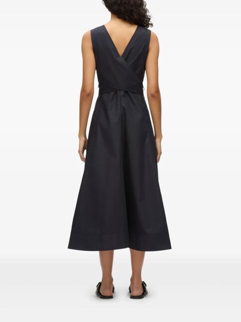 3.1 Phillip Lim poplin belted dress - Black