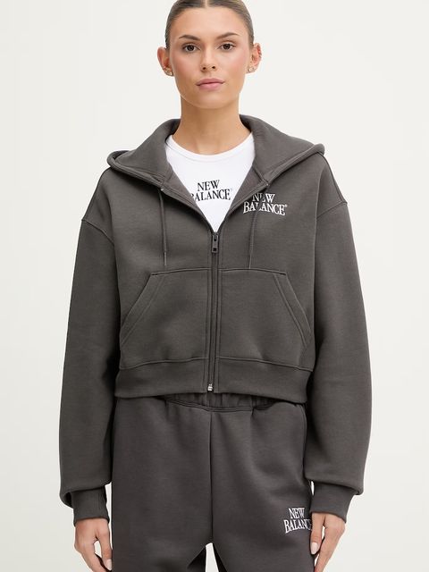 New Balance bluza z kapturem damska Fleece Full Zip - zdjęcie produktu nr 2