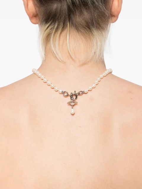 Vivienne Westwood Aleksa pearl necklace - White - zdjęcie produktu nr 2