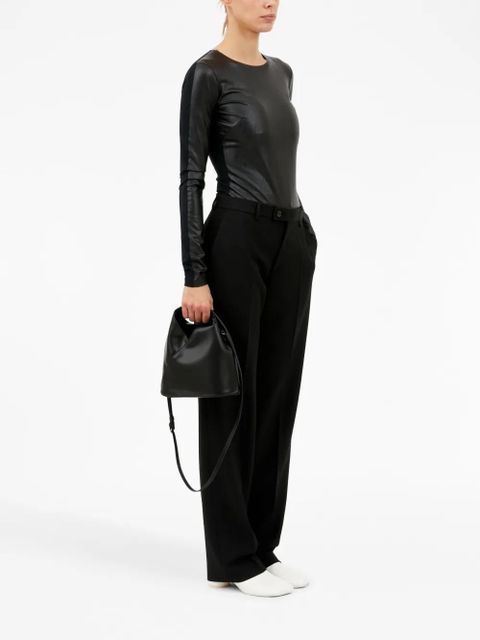 MM6 Maison Margiela Japanese leather tote bag - Black