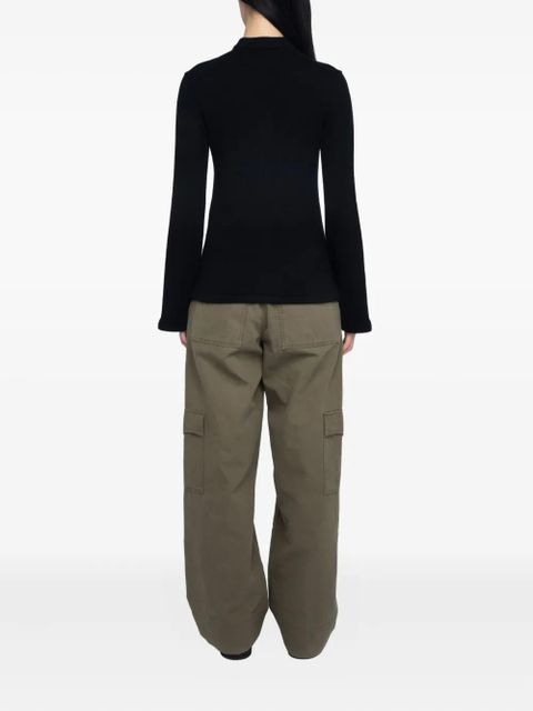 Zadig&Voltaire button-detailed flared-sleeve cardigan - Black