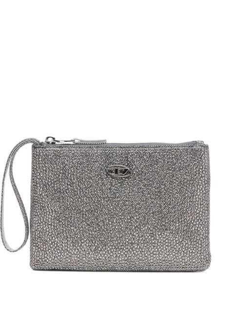 Diesel crystal-embellished wallet - Silver - zdjęcie produktu nr 1