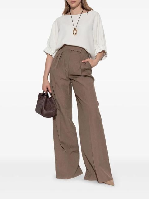 Max Mara puff-sleeve T-shirt - White - zdjęcie produktu nr 2