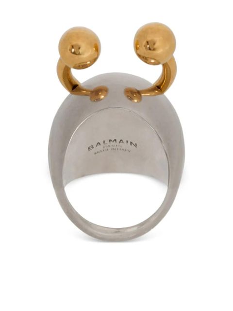Balmain spherical piercing ring - Silver