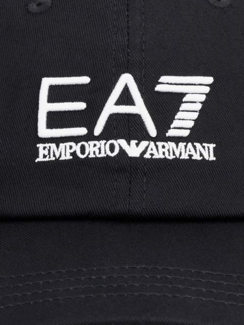 EA7 Emporio Armani czapka z daszkiem bawełniana - zdjęcie produktu nr 1