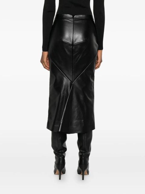 Givenchy leather pencil skirt - Black