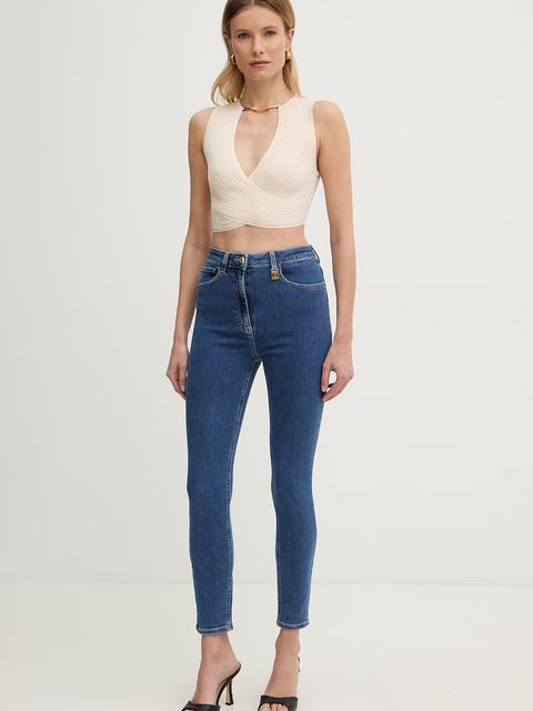 Elisabetta Franchi jeansy skinny damskie - zdjęcie produktu nr 1