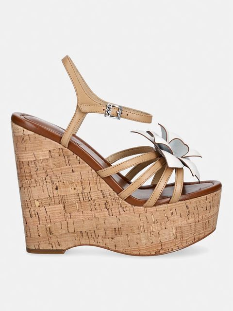 MICHAEL Michael Kors sandały skórzane Jacie Wedge - zdjęcie produktu nr 1