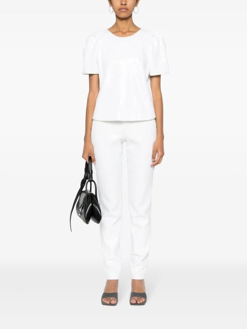 Zadig&Voltaire Prune sequin-design slim trousers - White - zdjęcie produktu nr 2