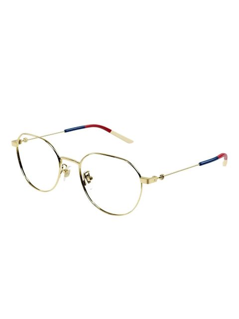 Gucci Eyewear round-frame sunglasses - Gold