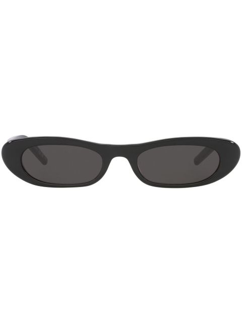 Saint Laurent Eyewear SL 557 slim oval sunglasses - Black - zdjęcie produktu nr 2
