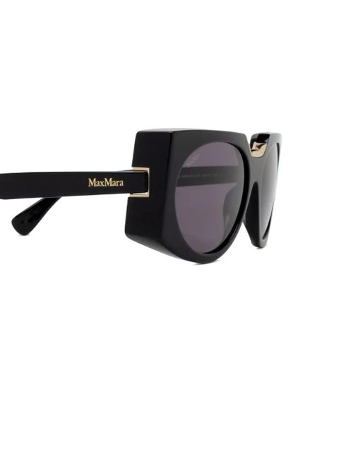 Max Mara Eyewear oval-frame sunglasses - Black - zdjęcie produktu nr 2