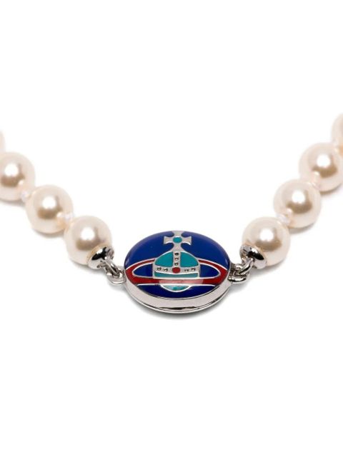Vivienne Westwood Orb-embellishment necklace - Neutrals
