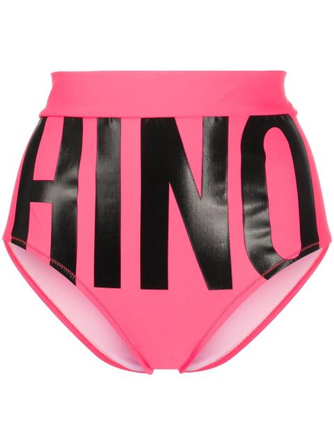 Moschino logo print bikini bottom - Pink - zdjęcie produktu nr 1