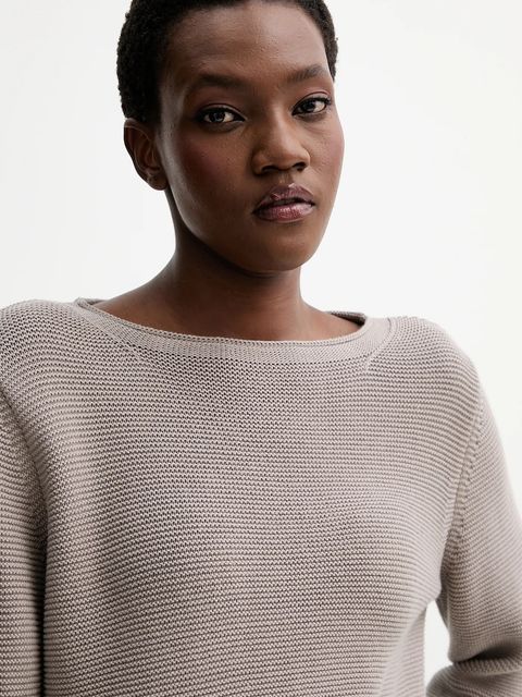 Marc O'Polo sweter bawełniany damski kolor beżowy 511605960113