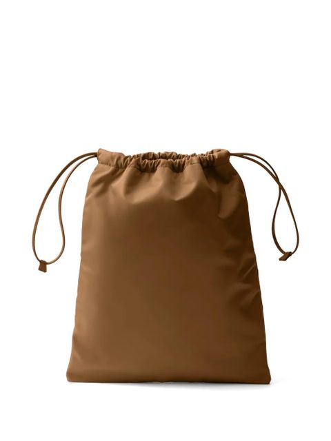 Prada Wish Re-Nylon pouch - Brown