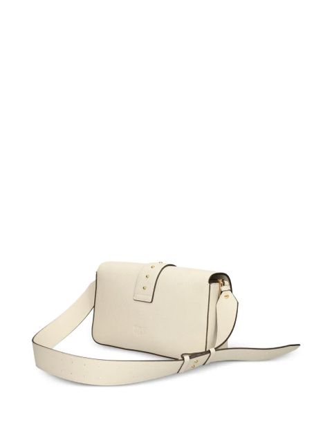 PINKO Love studded leather shoulder bag - Neutrals - zdjęcie produktu nr 2