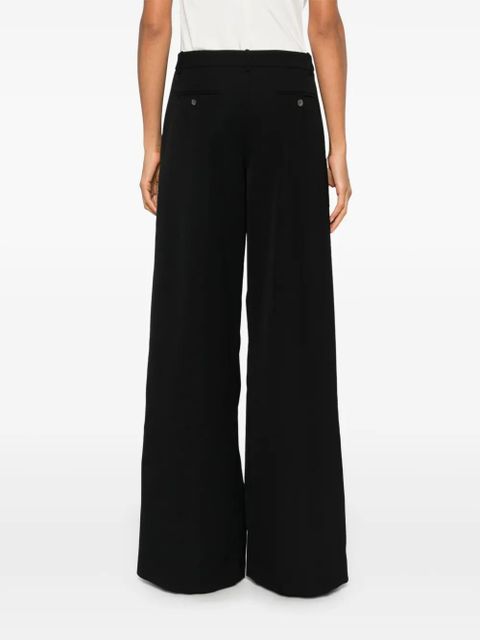 Magda Butrym wide-leg wool trousers - Black