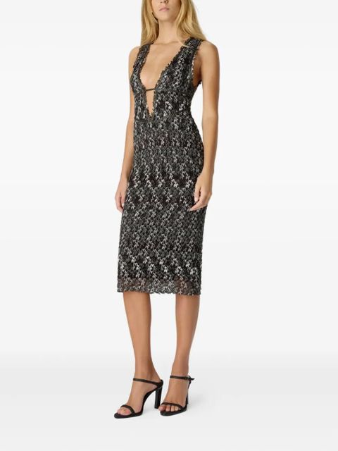 Missoni floral-pattern midi dress - Black