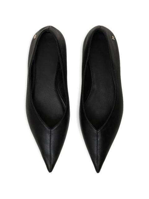 ANINE BING pointed-toe ballet flats - Black