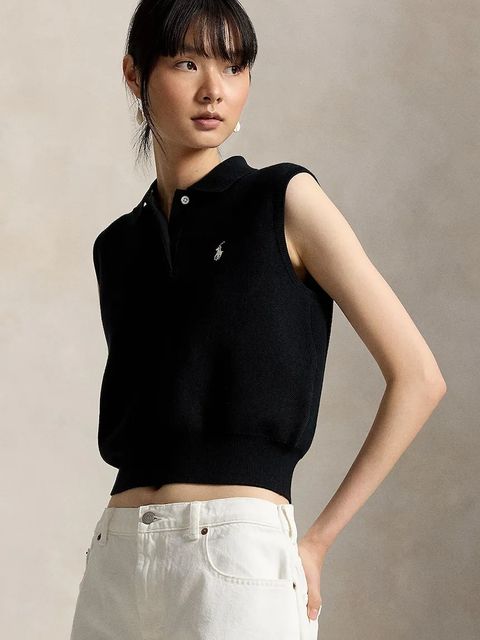 Polo Ralph Lauren kamizelka damska z bawełną - zdjęcie produktu nr 1