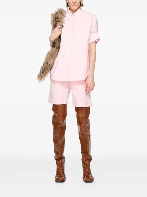 Acne Studios short-sleeve organic cotton shirt - Pink - zdjęcie produktu nr 2