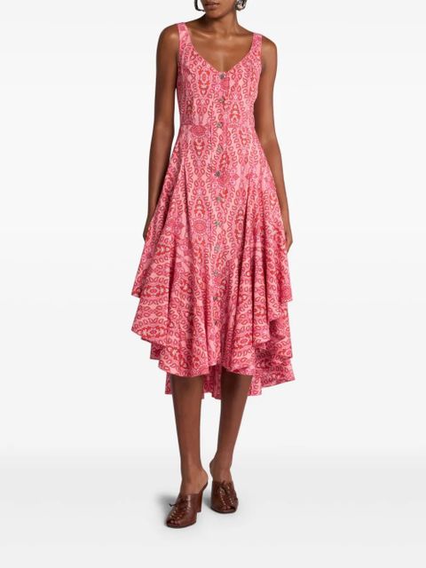 ETRO medallion-motif sleeveless dress - Pink - zdjęcie produktu nr 2
