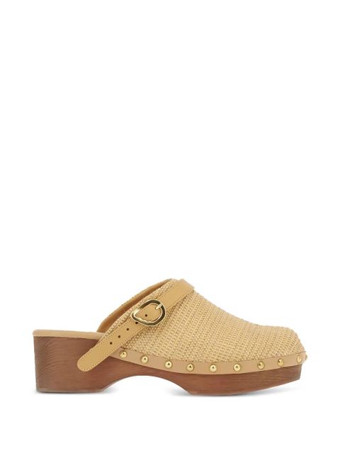 Ancient Greek Sandals Classic studded buckle clogs - Neutrals - zdjęcie produktu nr 1