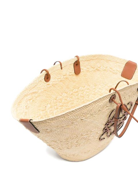 LOEWE Anagram woven tote bag - Neutrals