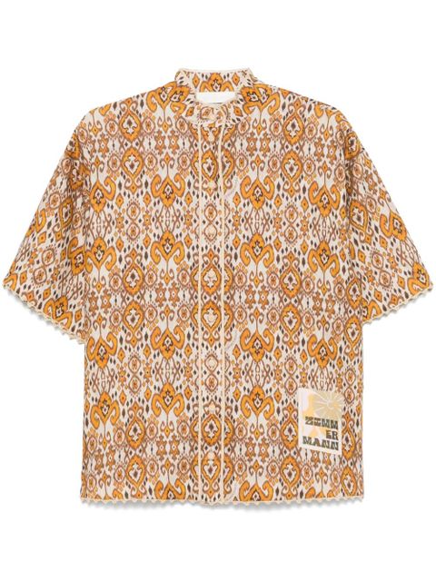 ZIMMERMANN Wylie shirt - Brown - zdjęcie produktu nr 1