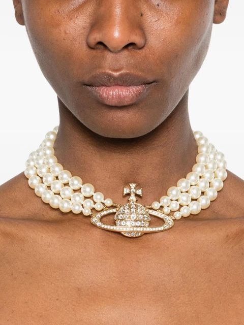 Vivienne Westwood orb-pendant necklace - Gold - zdjęcie produktu nr 2