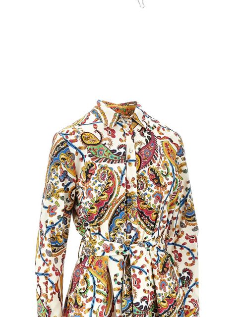 ETRO paisley-pattern midi shirt dress - White - zdjęcie produktu nr 2