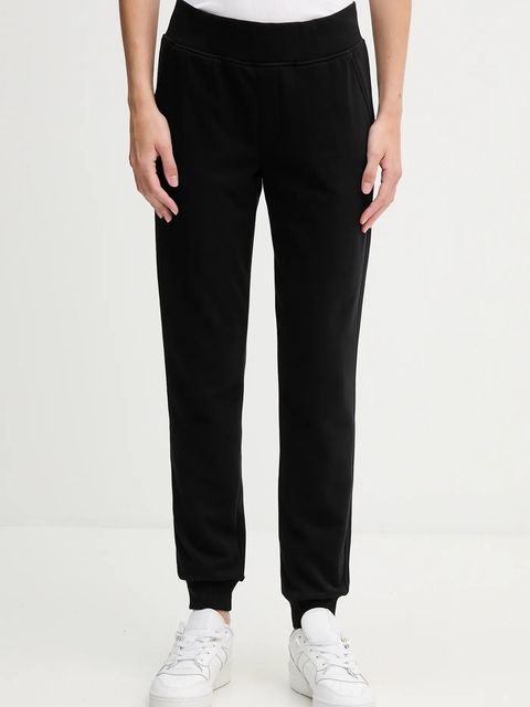 United Colors of Benetton spodnie dresowe damskie kolor czarny gładkie 3WNW3F04R