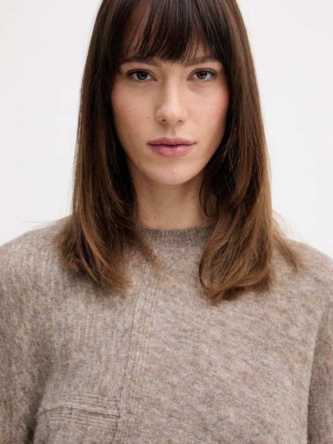 AllSaints sweter z dodatkiem wełny