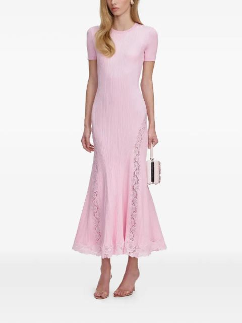 Self-Portrait lace midi dress - Pink - zdjęcie produktu nr 2