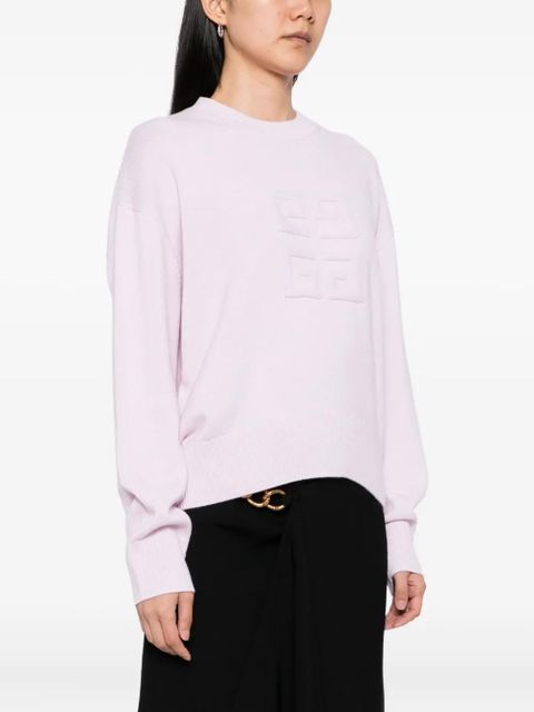 Givenchy logo-embroidered jumper - Pink - zdjęcie produktu nr 2