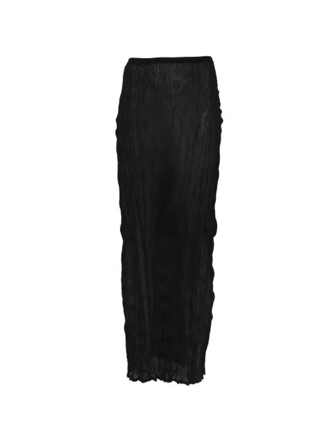 TOTEME crinkled maxi skirt - Black - zdjęcie produktu nr 1