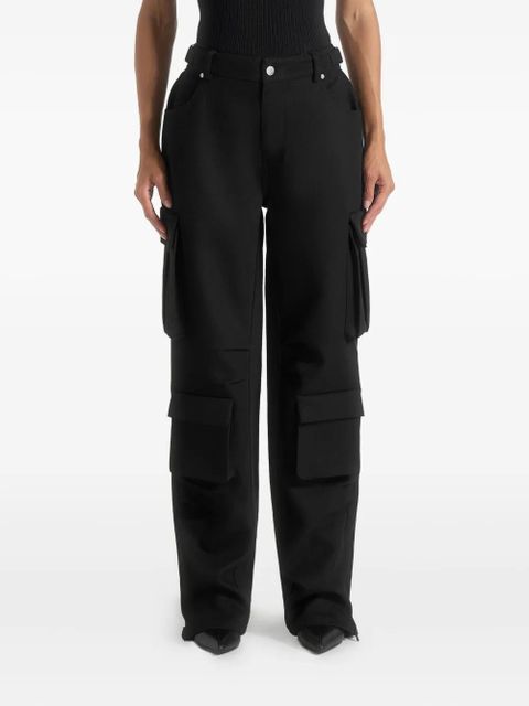 Manière De Voir Emilie flap-pocket trousers - Black - zdjęcie produktu nr 1