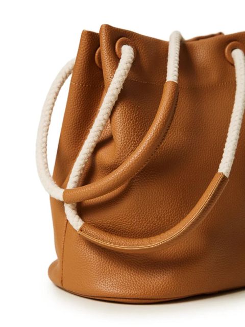 TWINSET rope-handles bucket bag - Brown