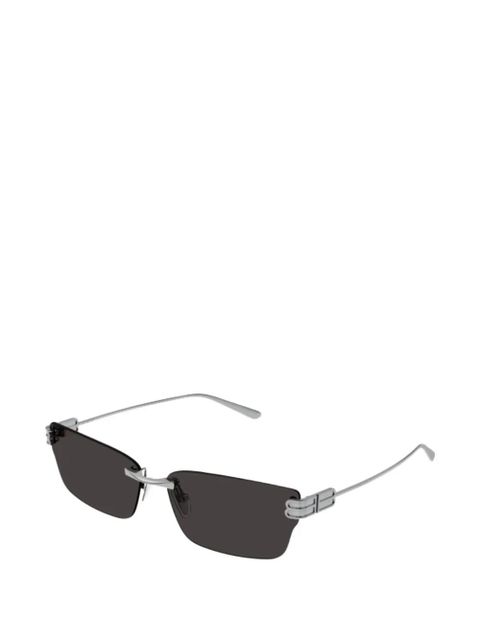Balenciaga Eyewear logo-detail sunglasses - Silver - zdjęcie produktu nr 2