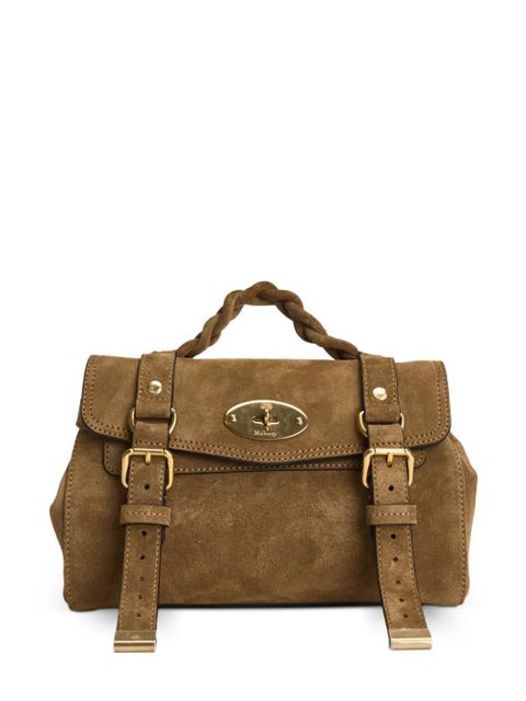 Mulberry braided handle tote bag - Brown - zdjęcie produktu nr 1