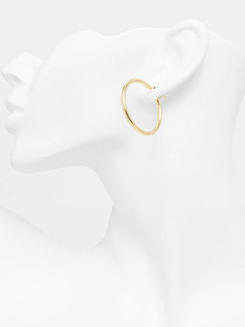 Answear.LAB kolczyki ze srebra 925 pozłacanego 18k złotem - zdjęcie produktu nr 2