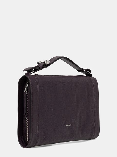 Coccinelle torebka skórzana ELINOR kolor fioletowy E1.TL5.12.02.01