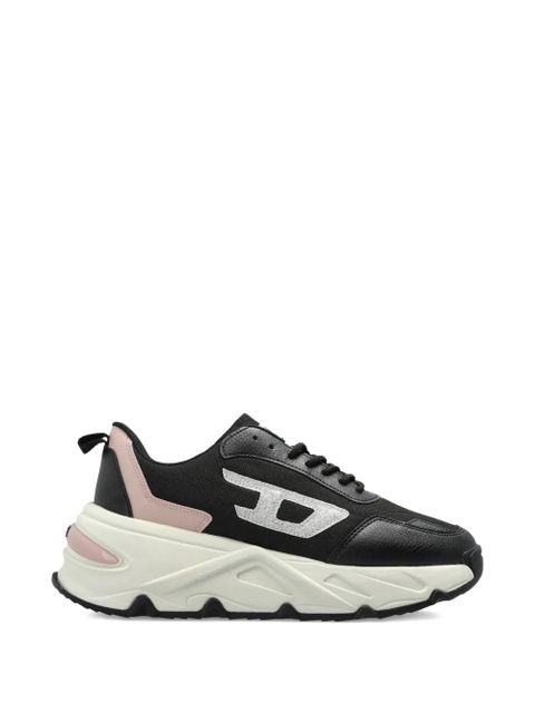 Diesel logo appliqué sneakers - Black - zdjęcie produktu nr 1