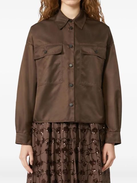 Weekend Max Mara cropped shirt - Brown - zdjęcie produktu nr 2