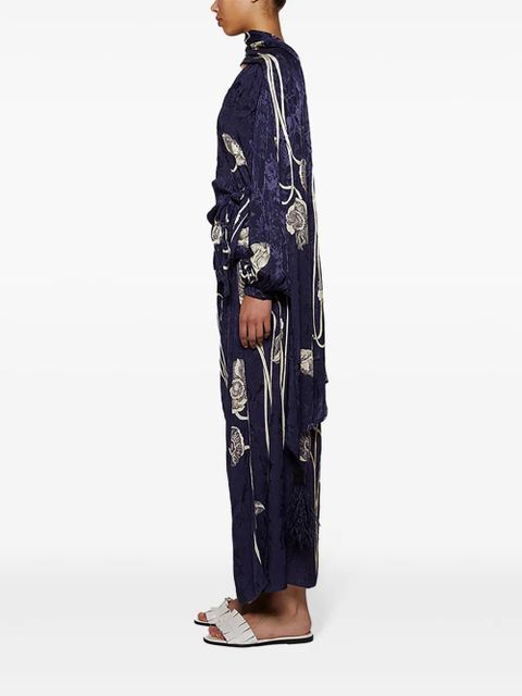 Johanna Ortiz Spiritual Connections wrap dress - Blue