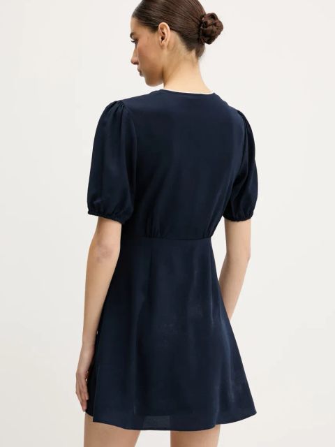 Tommy Jeans sukienka kolor granatowy mini rozkloszowana DW0DW20337